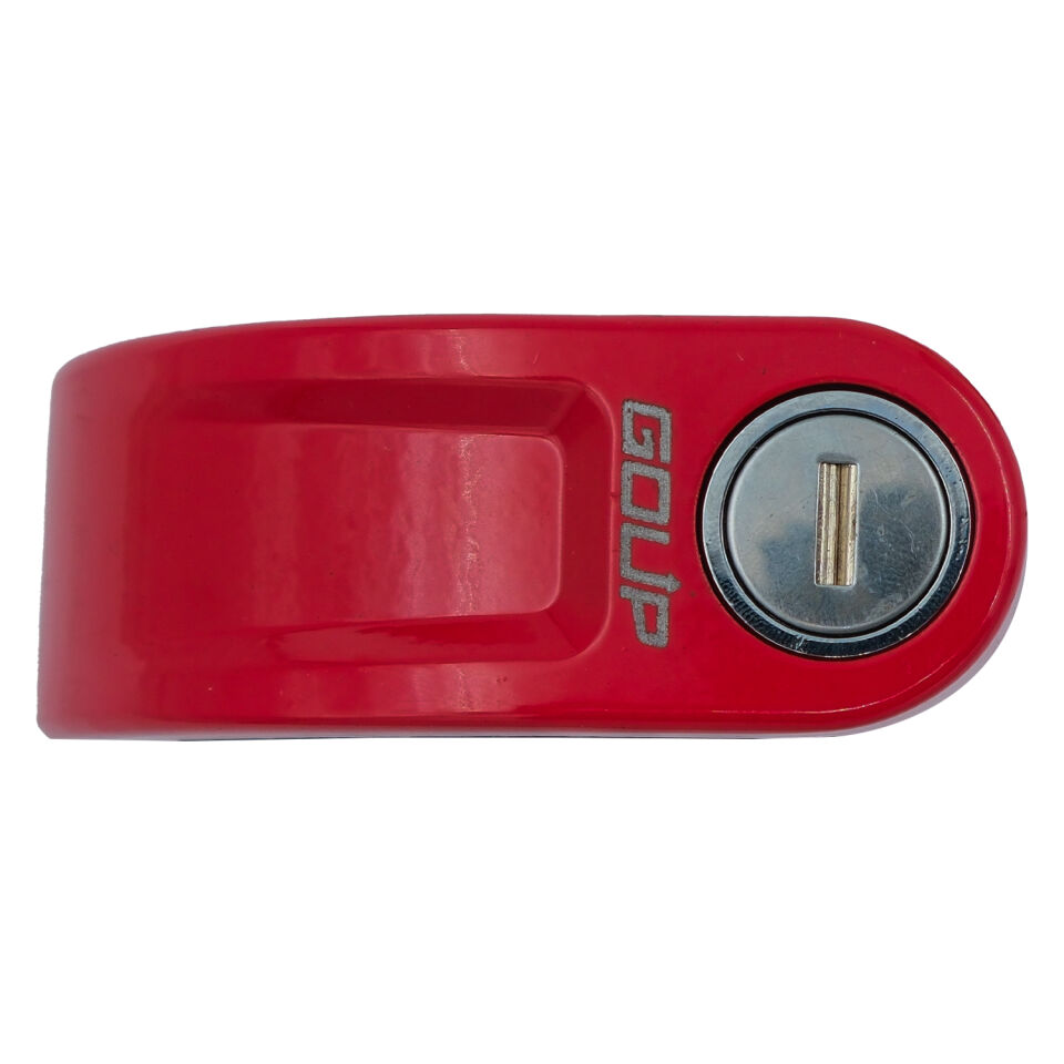 Goup Moto GDSK001 Universal Alarmlı Motosiklet Disk Kilidi Kırmızı