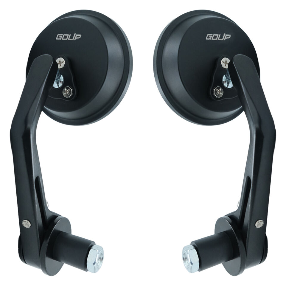 Goup Moto GAYN003 Universal Alüminyum Motosiklet Gidon Dikiz Aynası Siyah