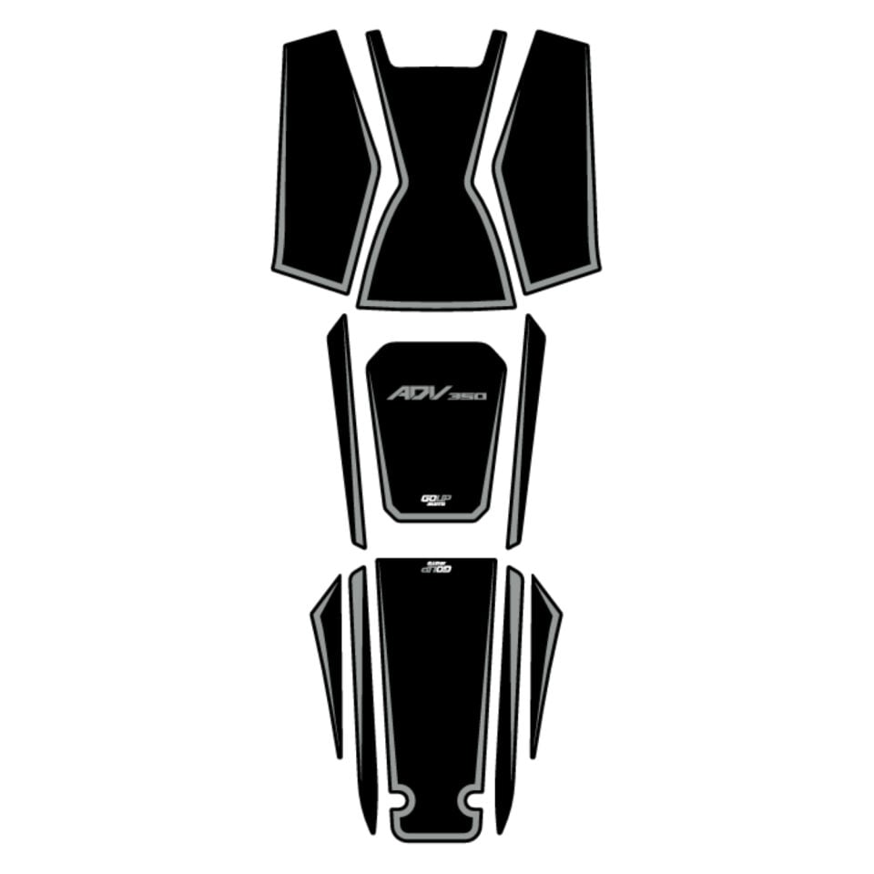 Goup Moto Honda ADV 350 2023-2026 Damlasız Tank Pad Gri