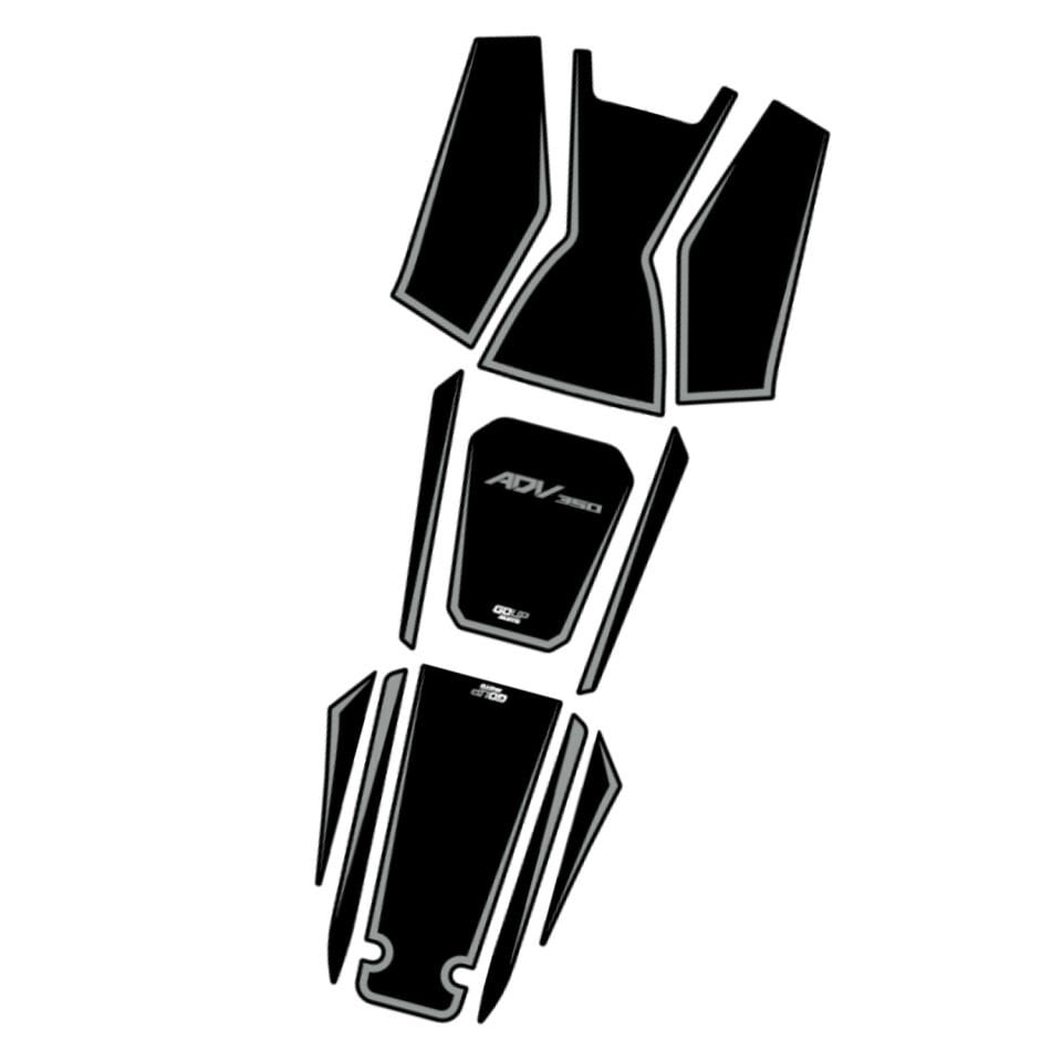 Goup Moto Honda ADV 350 2023-2026 Damlasız Tank Pad Gri