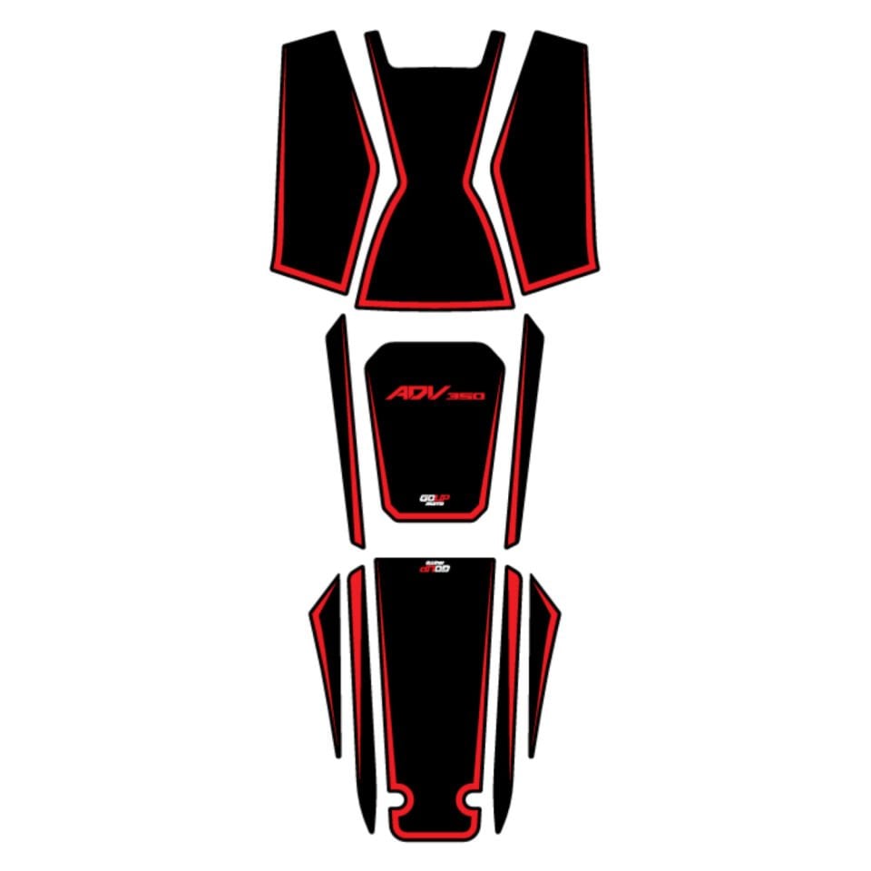 Goup Moto Honda ADV 350 2023-2026 Damlasız Tank Pad Kırmızı