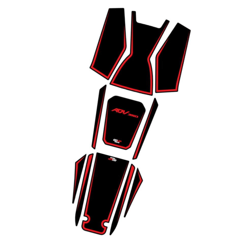 Goup Moto Honda ADV 350 2023-2026 Damlasız Tank Pad Kırmızı