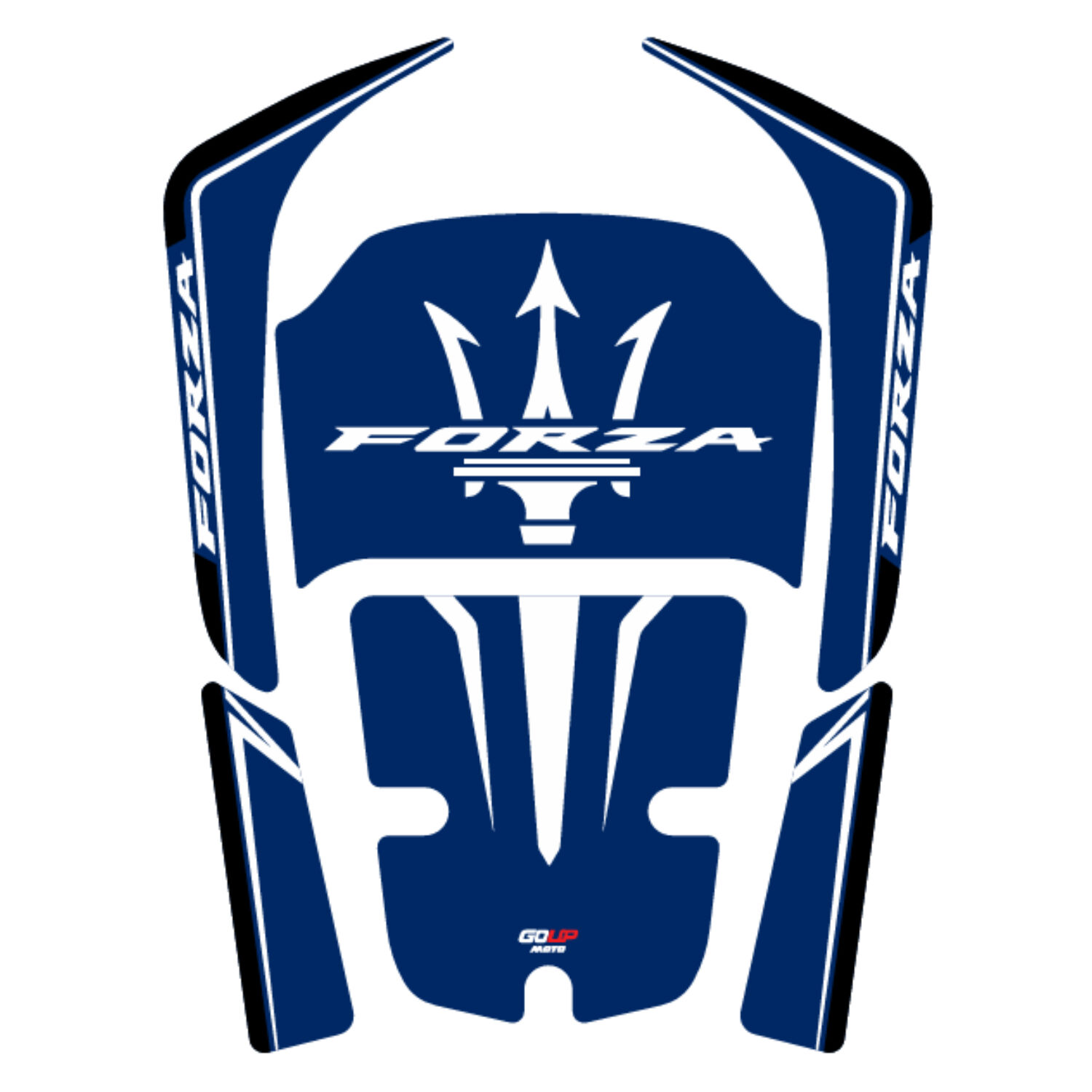 Goup Moto Honda Forza 250 2018-2026 Damlasız Tank Pad Mavi