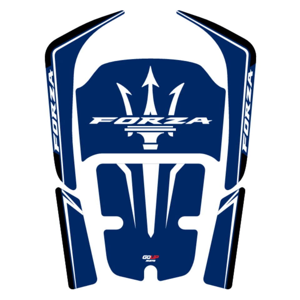Goup Moto Honda Forza 250 2018-2026 Damlasız Tank Pad Mavi