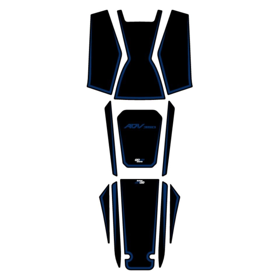 Goup Moto Honda ADV 350 2023-2026 Damlasız Tank Pad Mavi