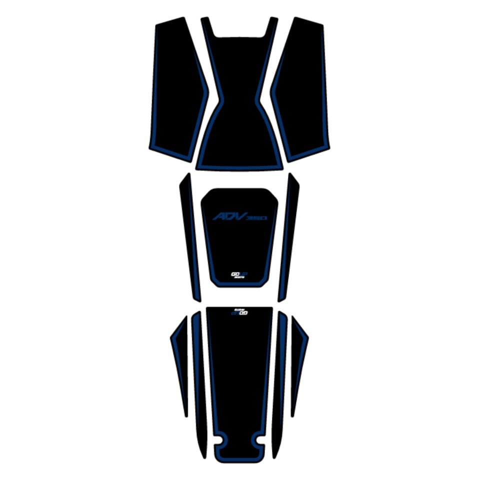 Goup Moto Honda ADV 350 2023-2026 Damlasız Tank Pad Mavi