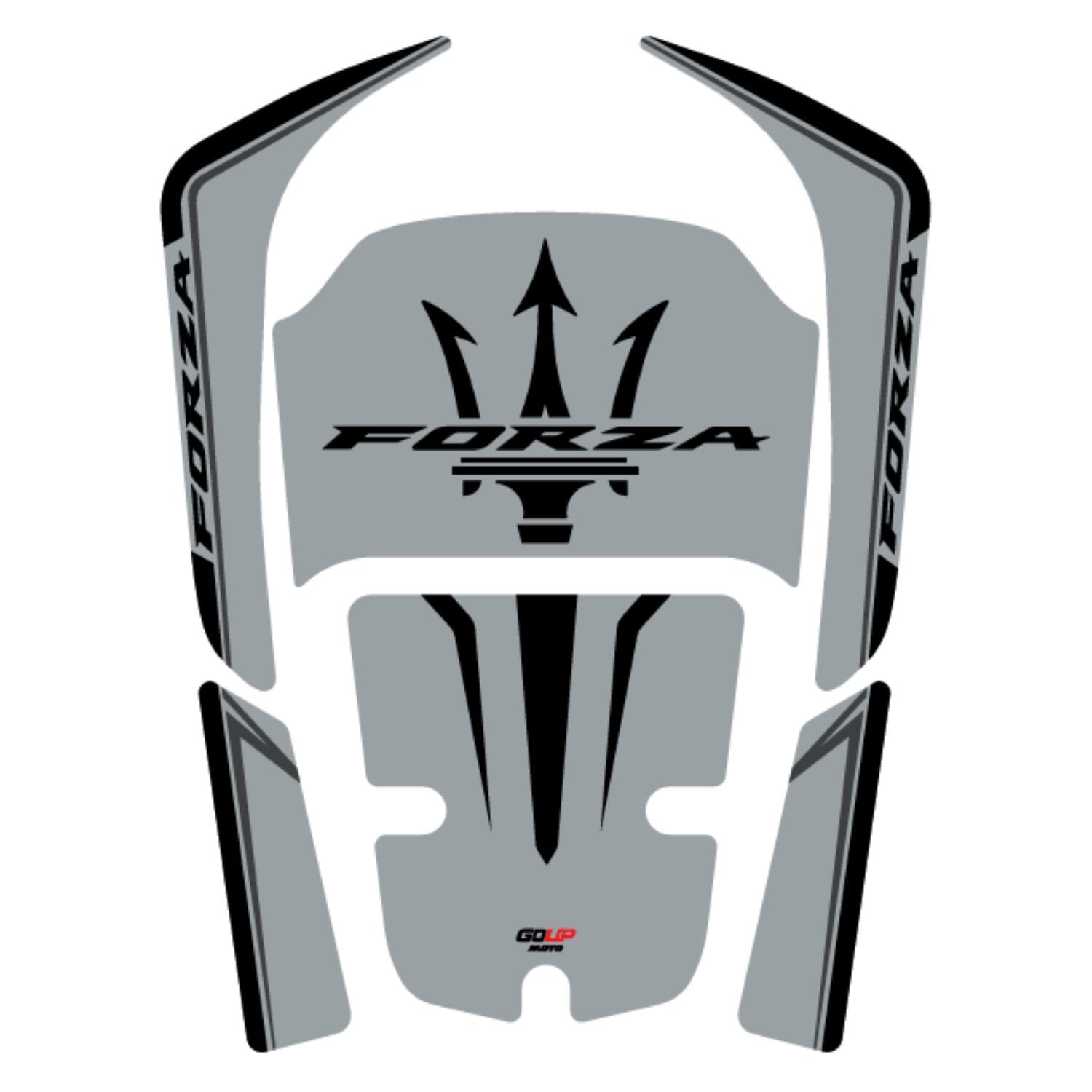 Goup Moto Honda Forza 250 2018-2026 Damlasız Tank Pad Nardo Gri