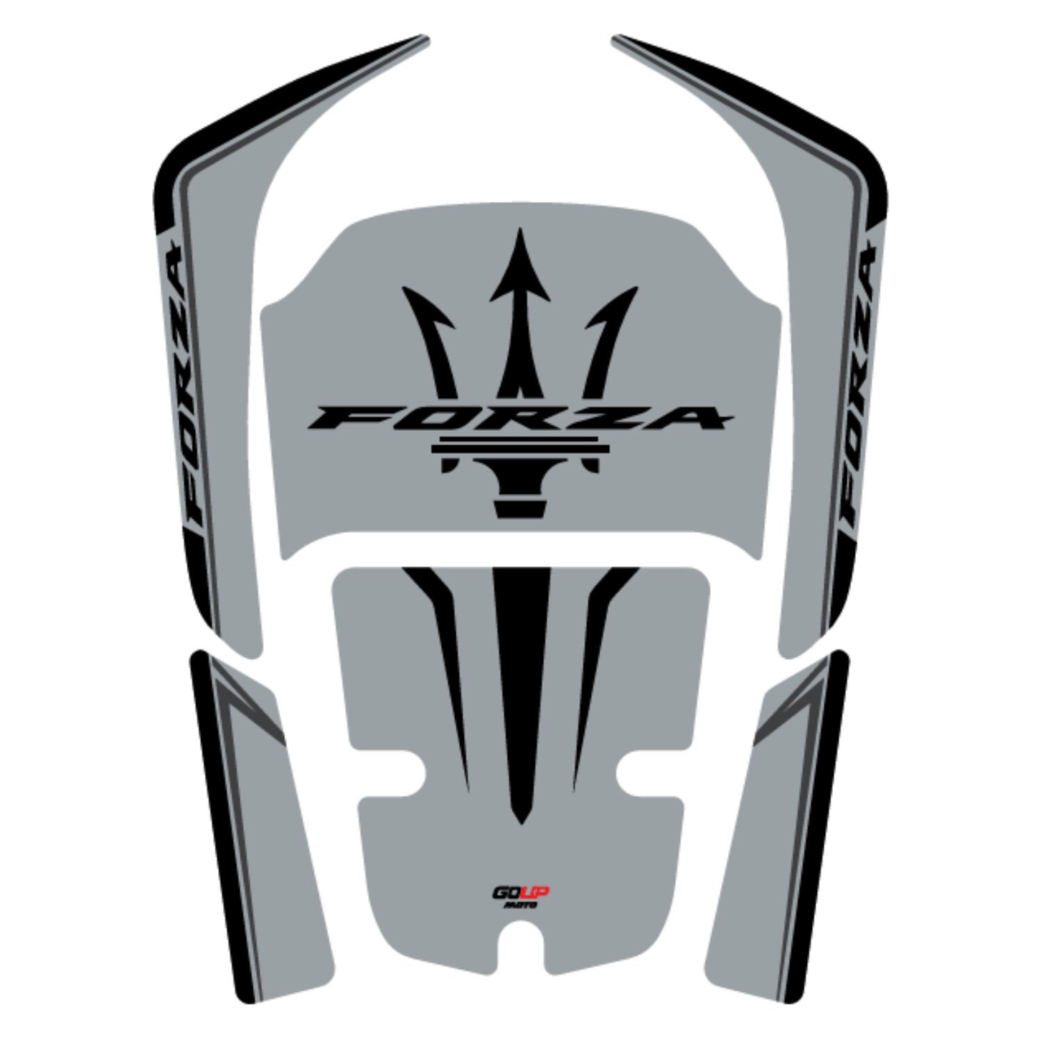 Goup Moto Honda Forza 250 2018-2026 Damlasız Tank Pad Nardo Gri