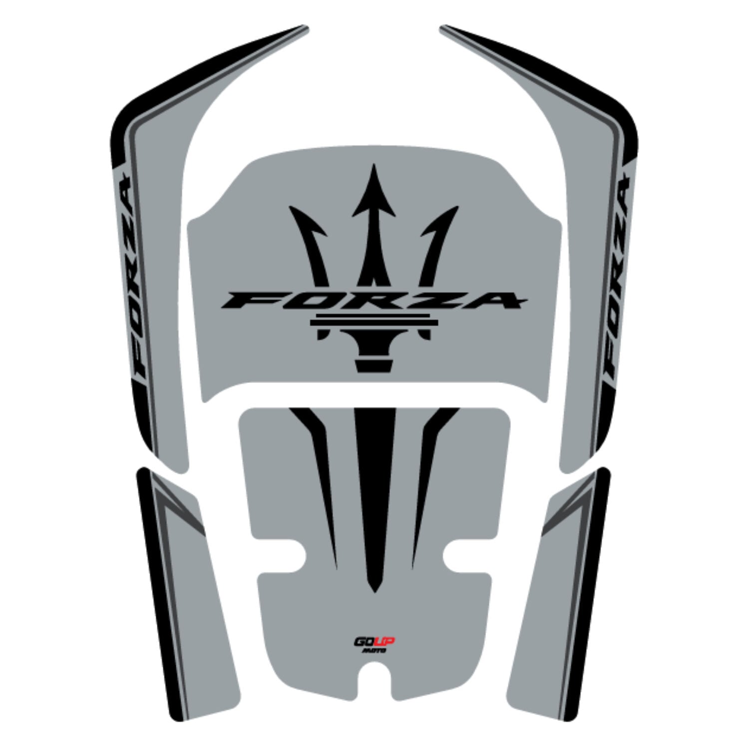 Goup Moto Honda Forza 250 2018-2026 Damlasız Tank Pad Nardo Gri