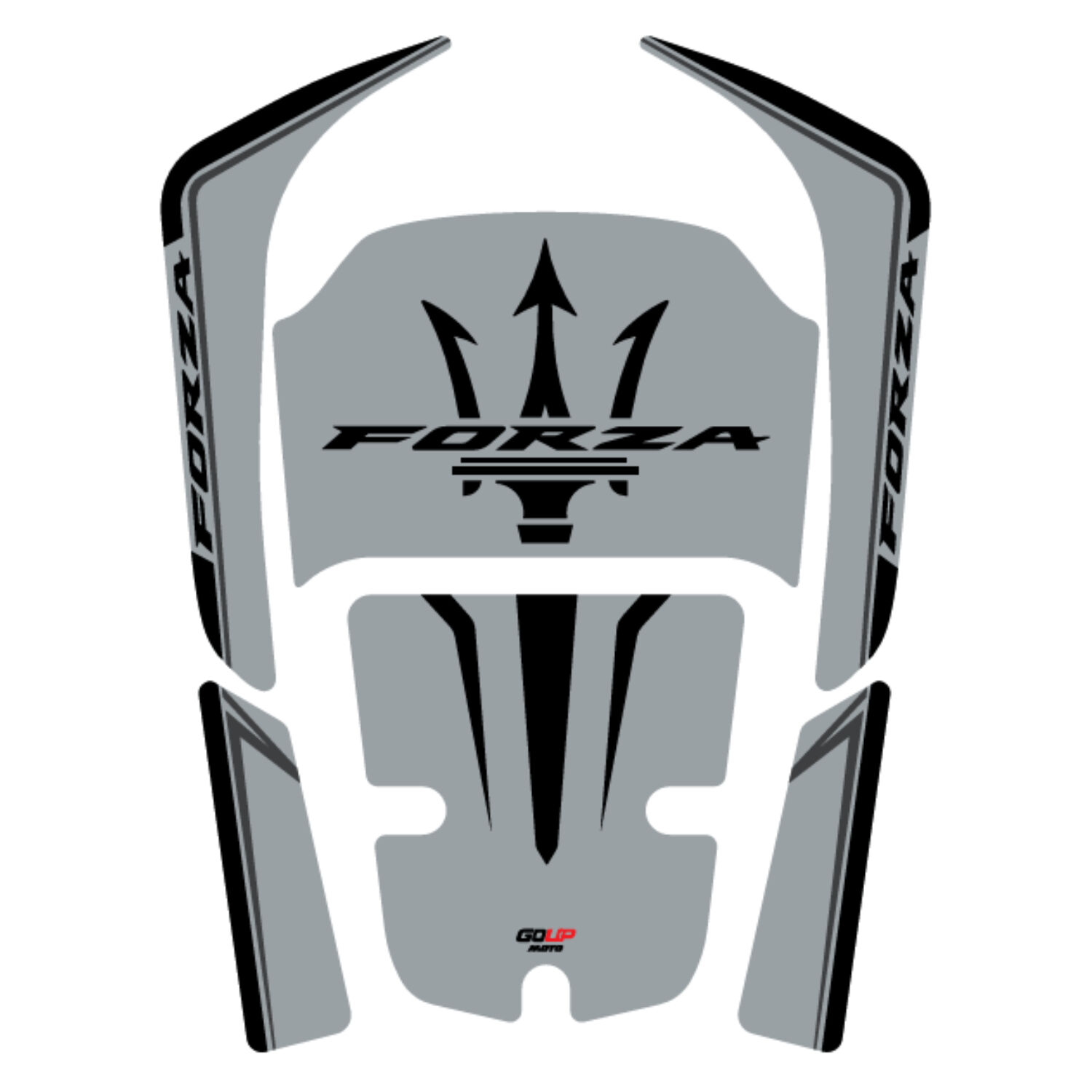 Goup Moto Honda Forza 250 2018-2026 Damlasız Tank Pad Nardo Gri