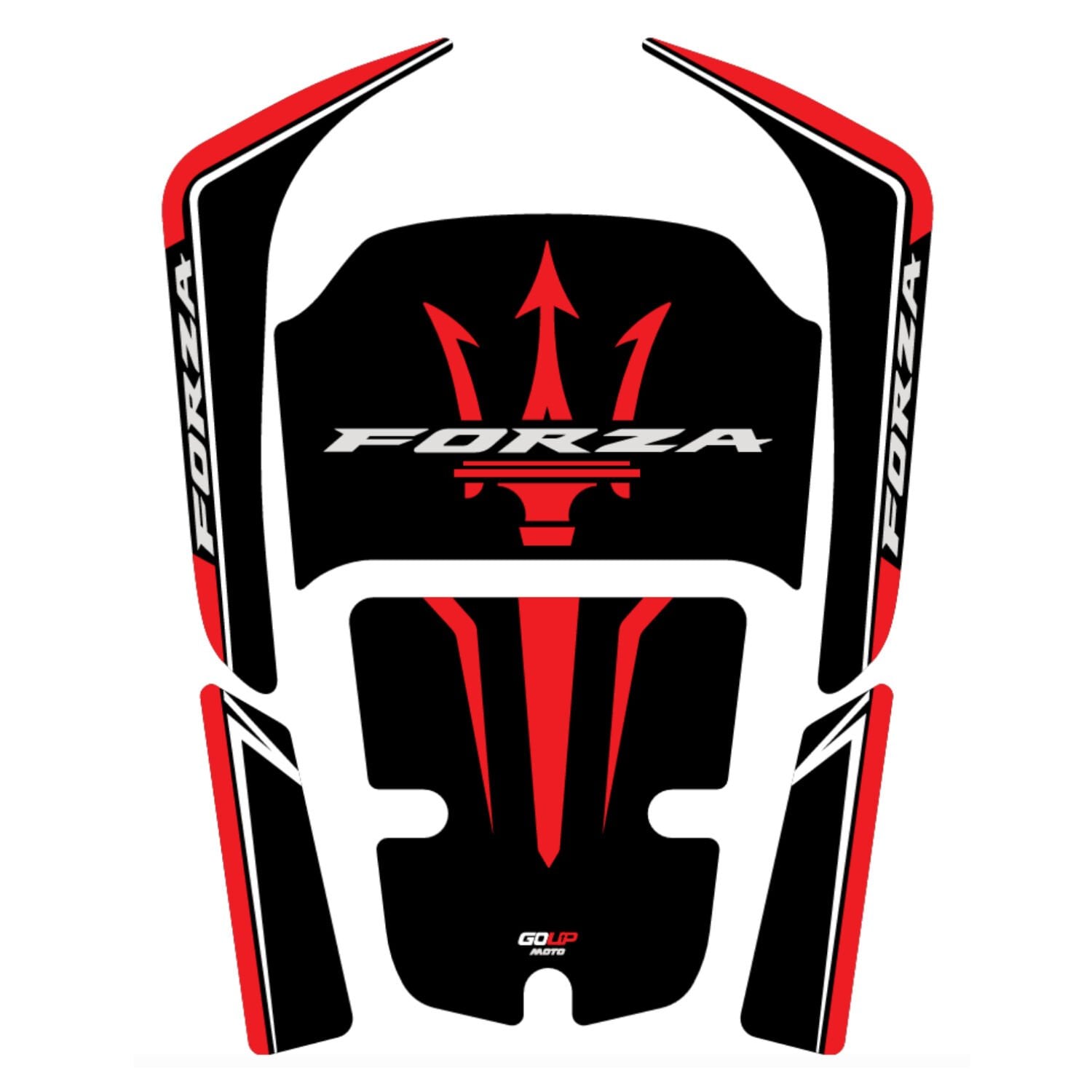 Goup Moto Honda Forza 250 2018-2026 Damlasız Tank Pad Kırmızı