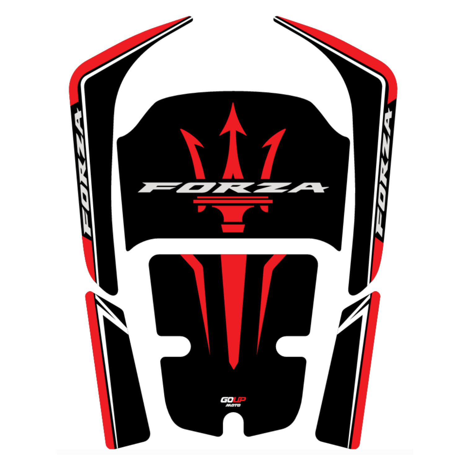 Goup Moto Honda Forza 250 2018-2026 Damlasız Tank Pad Kırmızı