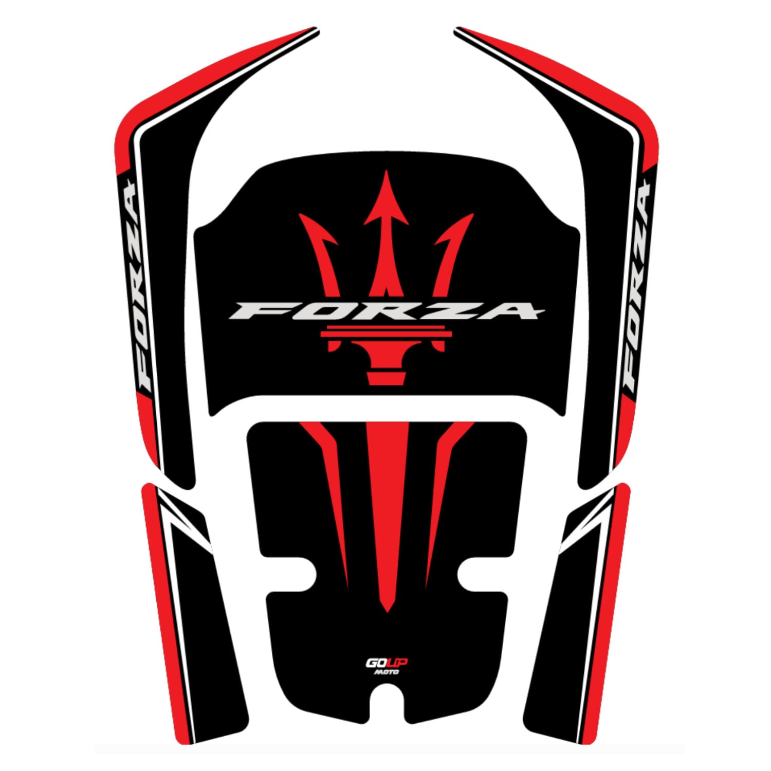Goup Moto Honda Forza 250 2018-2026 Damlasız Tank Pad Kırmızı