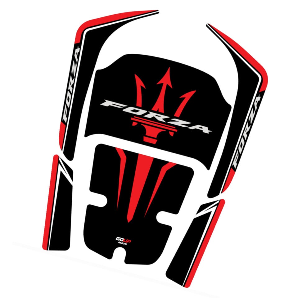 Goup Moto Honda Forza 250 2018-2026 Damlasız Tank Pad Kırmızı