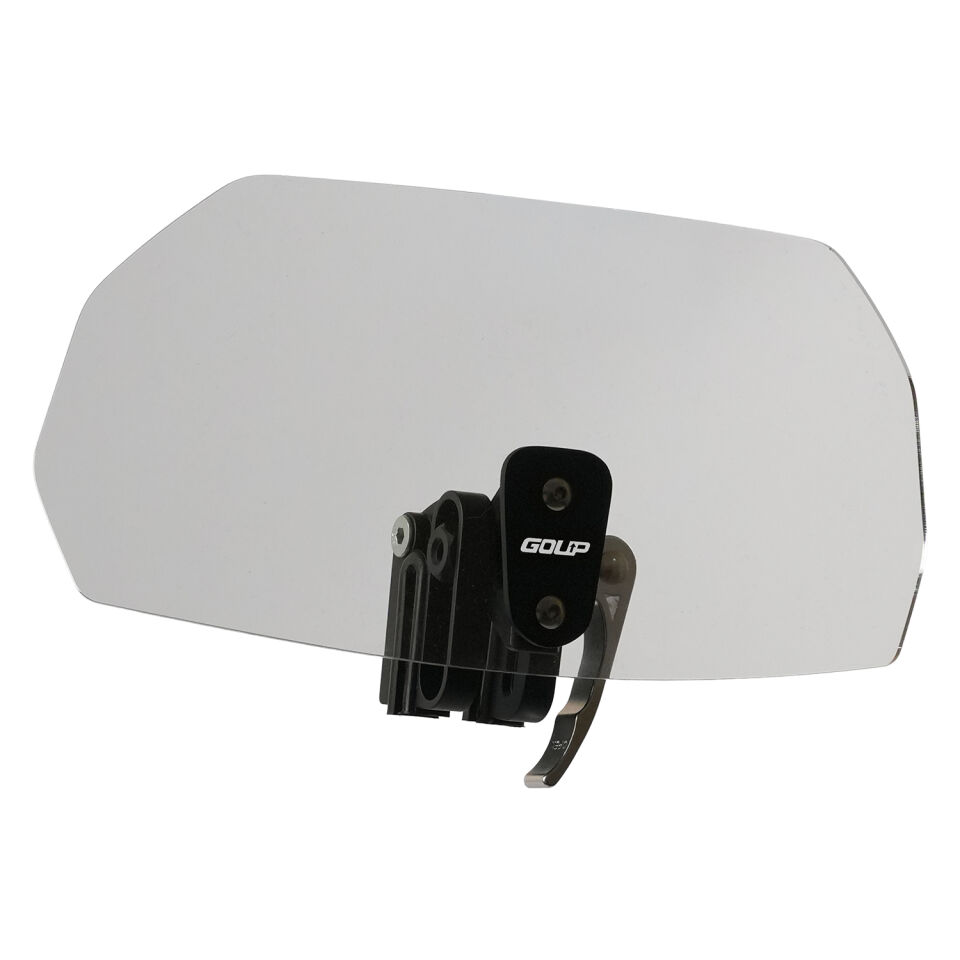 Goup Moto GDF03 Universal Tek Bağlantılı Asansörlü Deflektör Şeffaf
