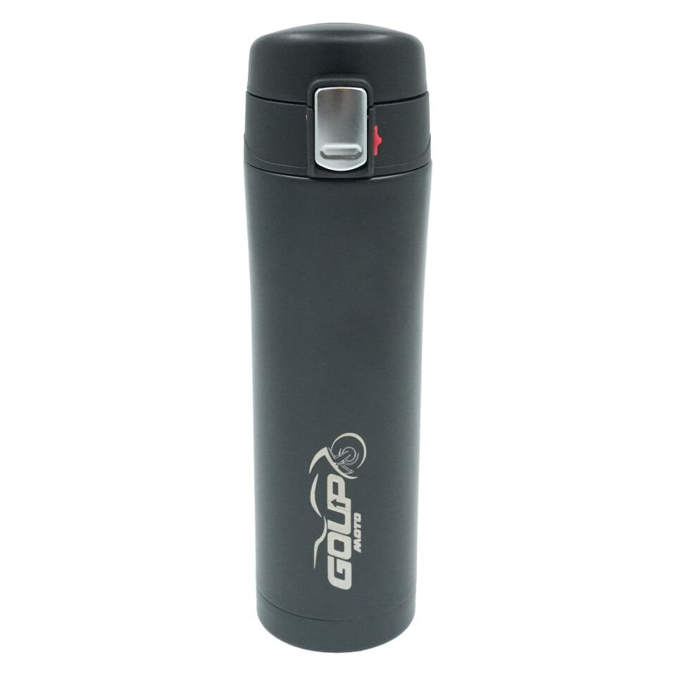 Goup Moto GTRM001 450 ml Çift Cidarlı Vakumlu Paslanmaz Çelik Termos Siyah
